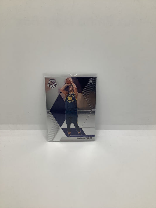 2019-20 Mosaic Goga Bitadze RC Blue