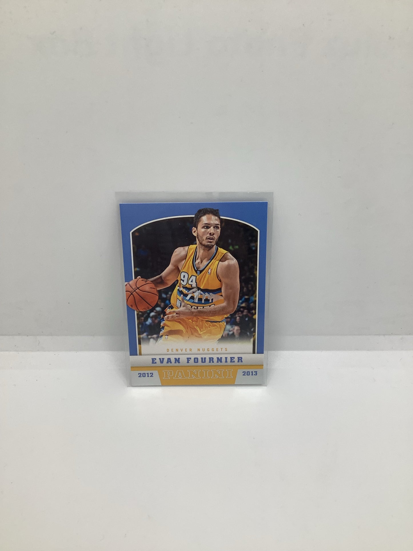 2012-13 Panini Evan Fournier Blue Yellow