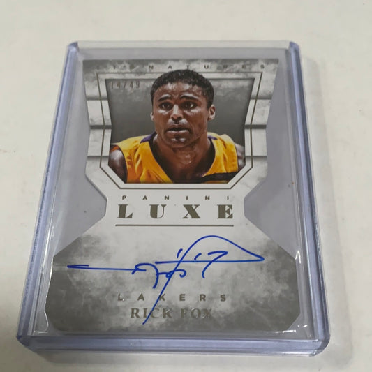 2016 Panini Luxe Rick Fox Autograph