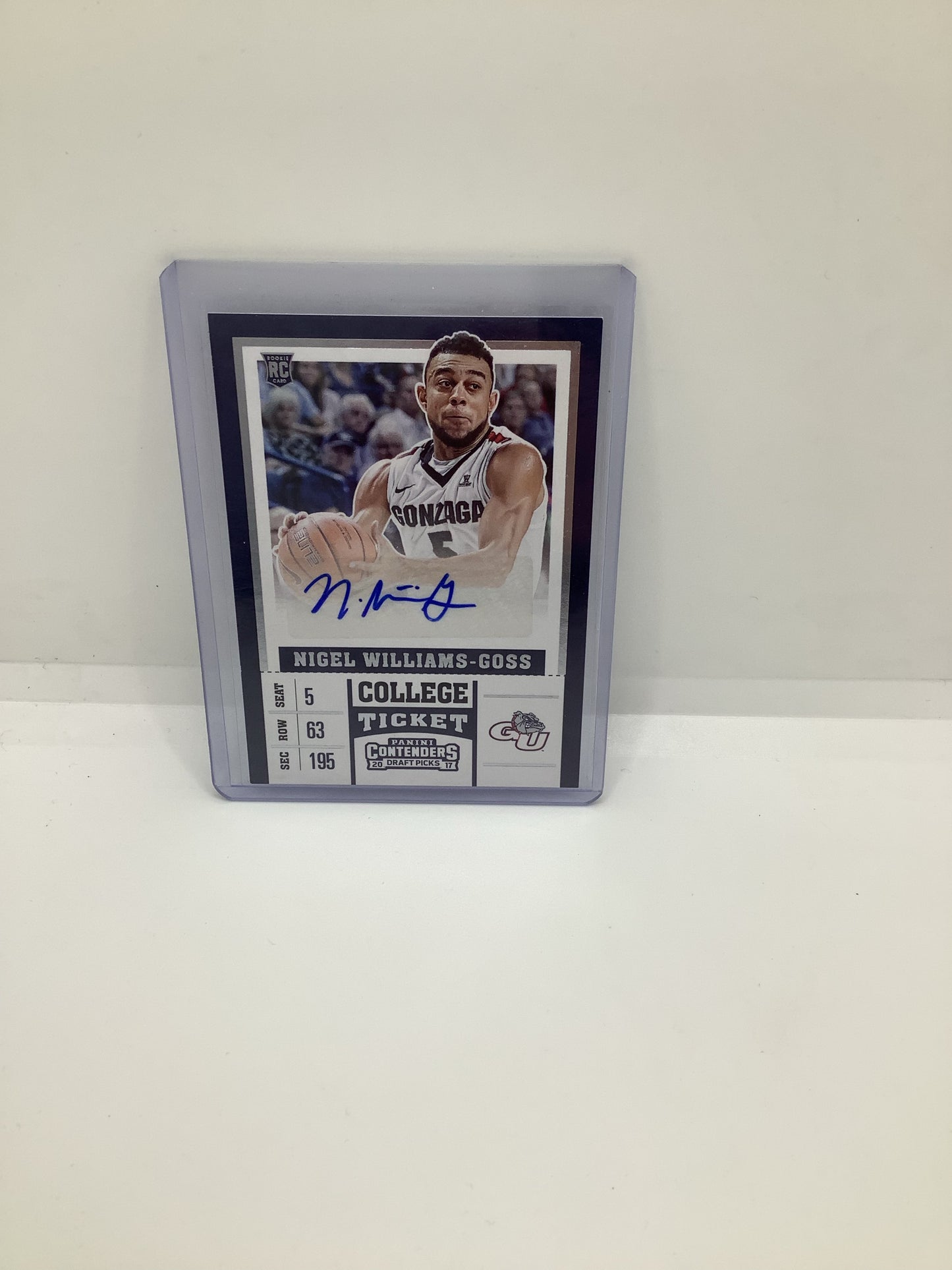2017 Contenders Draft Picks Nigel Williams-Goss RC Auto