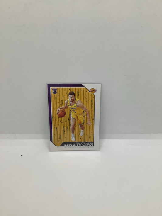 2018-19 Hoops Svi Mykhailiuk RC Yellow Purple