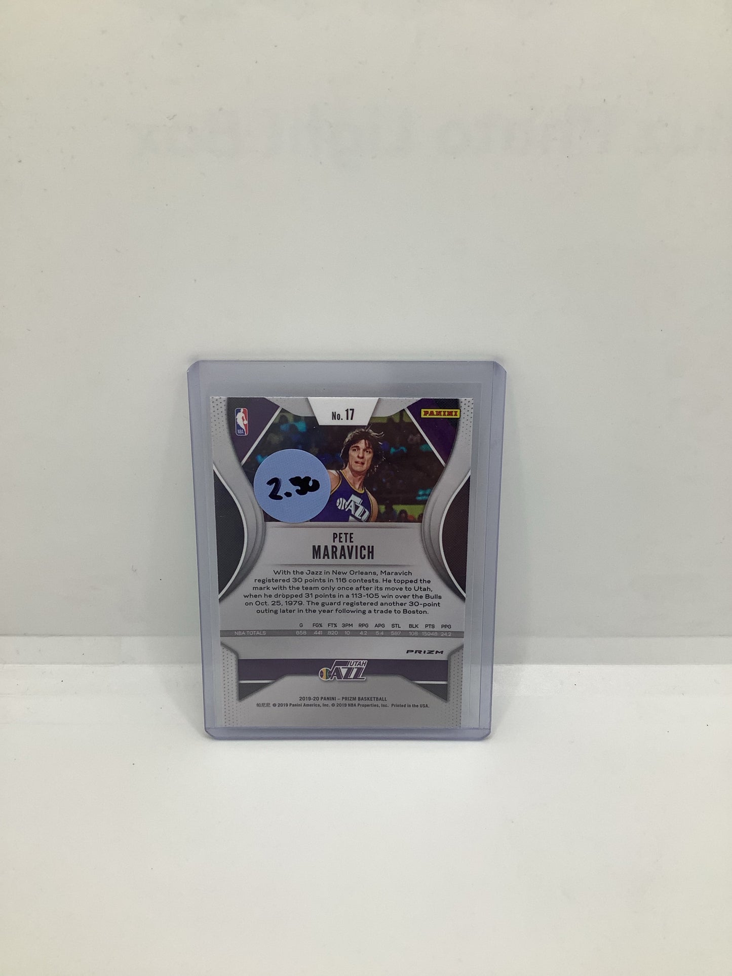 2019-20 Prizm Pete Maravich Silver