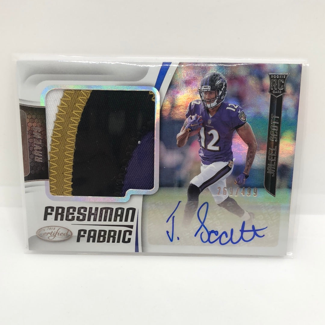 Jaleel Scott 2018 Certified Patch Auto /499
