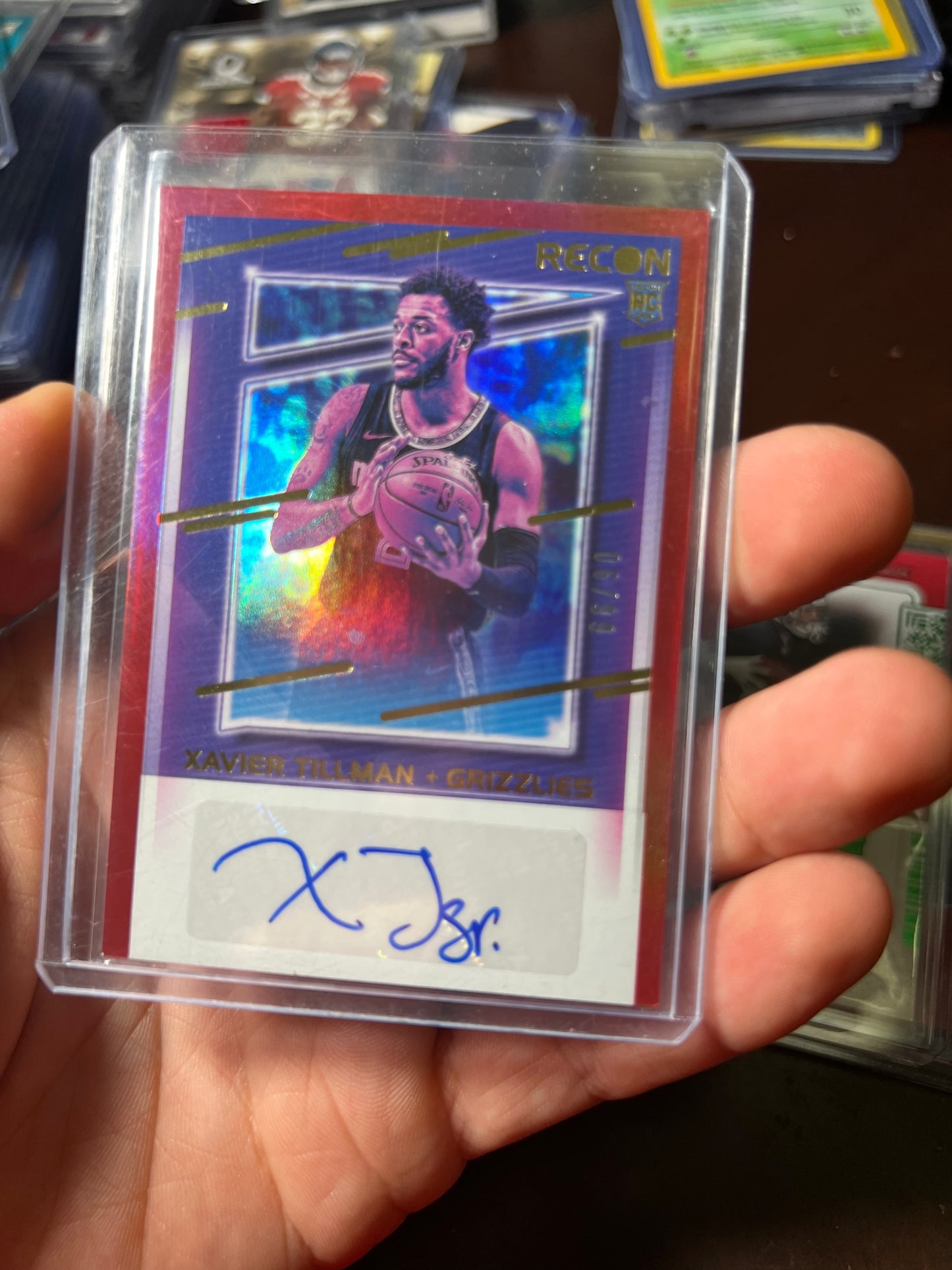 2021 Recon Xavier Tillman Jr RC Autograph