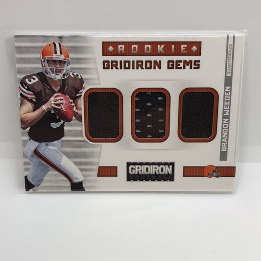Brandon Weeden 2012 Gridiron Gems Rc Jsy /199