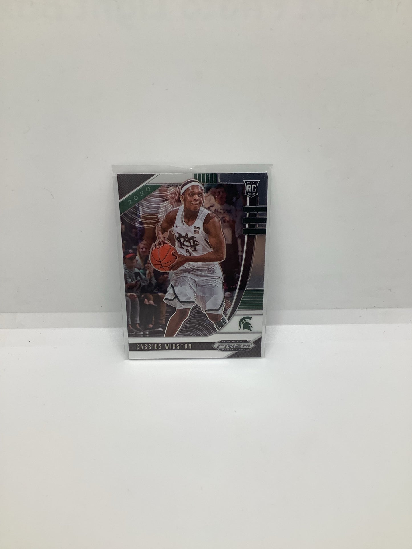2020 Prizm Drafts Cassius Winston RC Silver Green