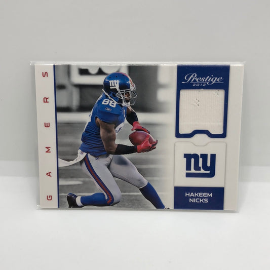 Hakeem Nicks 2012 Prestige Gamers Jsy