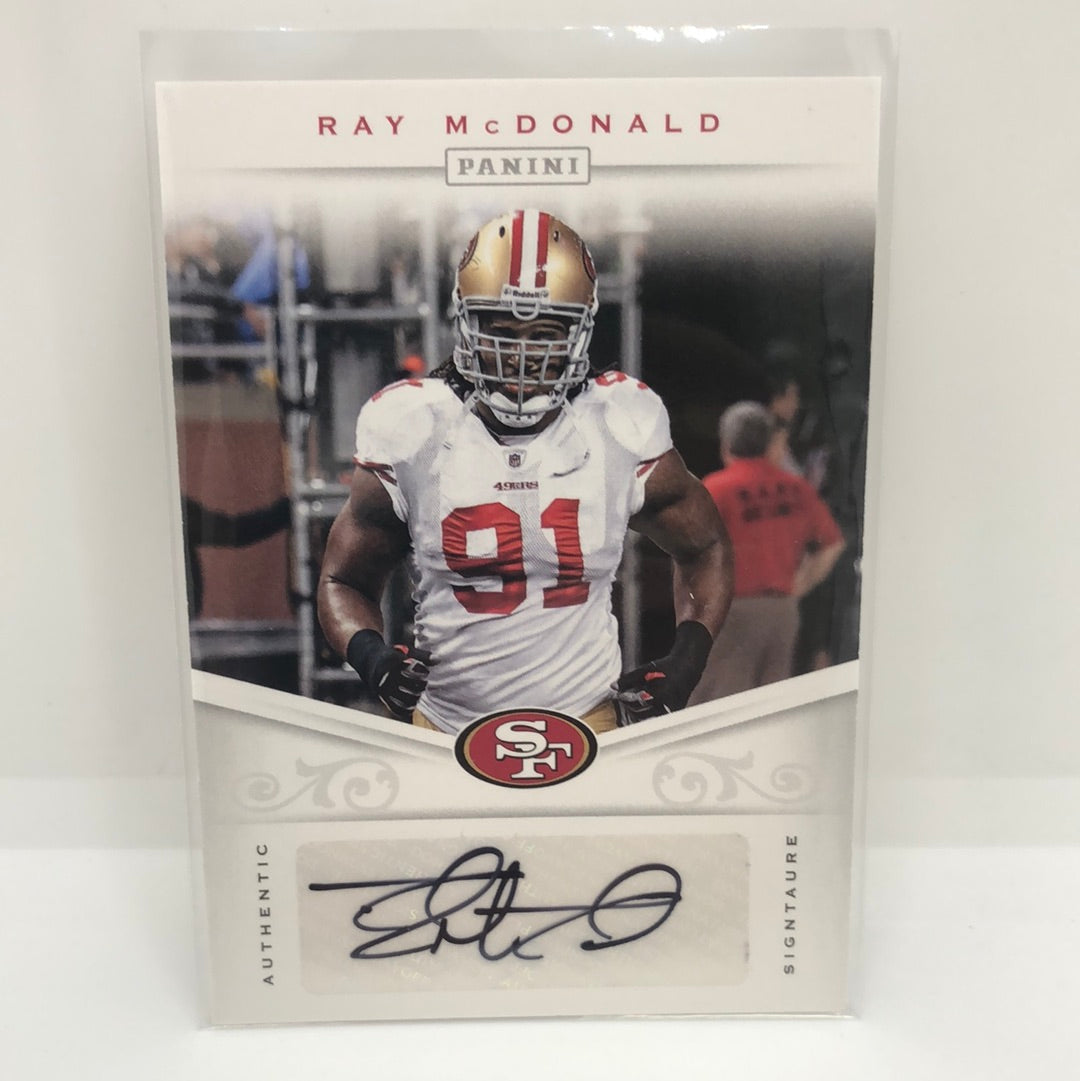 Ray McDonald 2012 Panini Auto