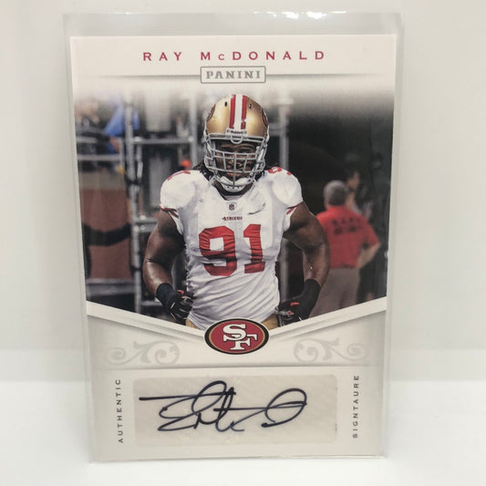 Ray McDonald 2012 Panini Auto