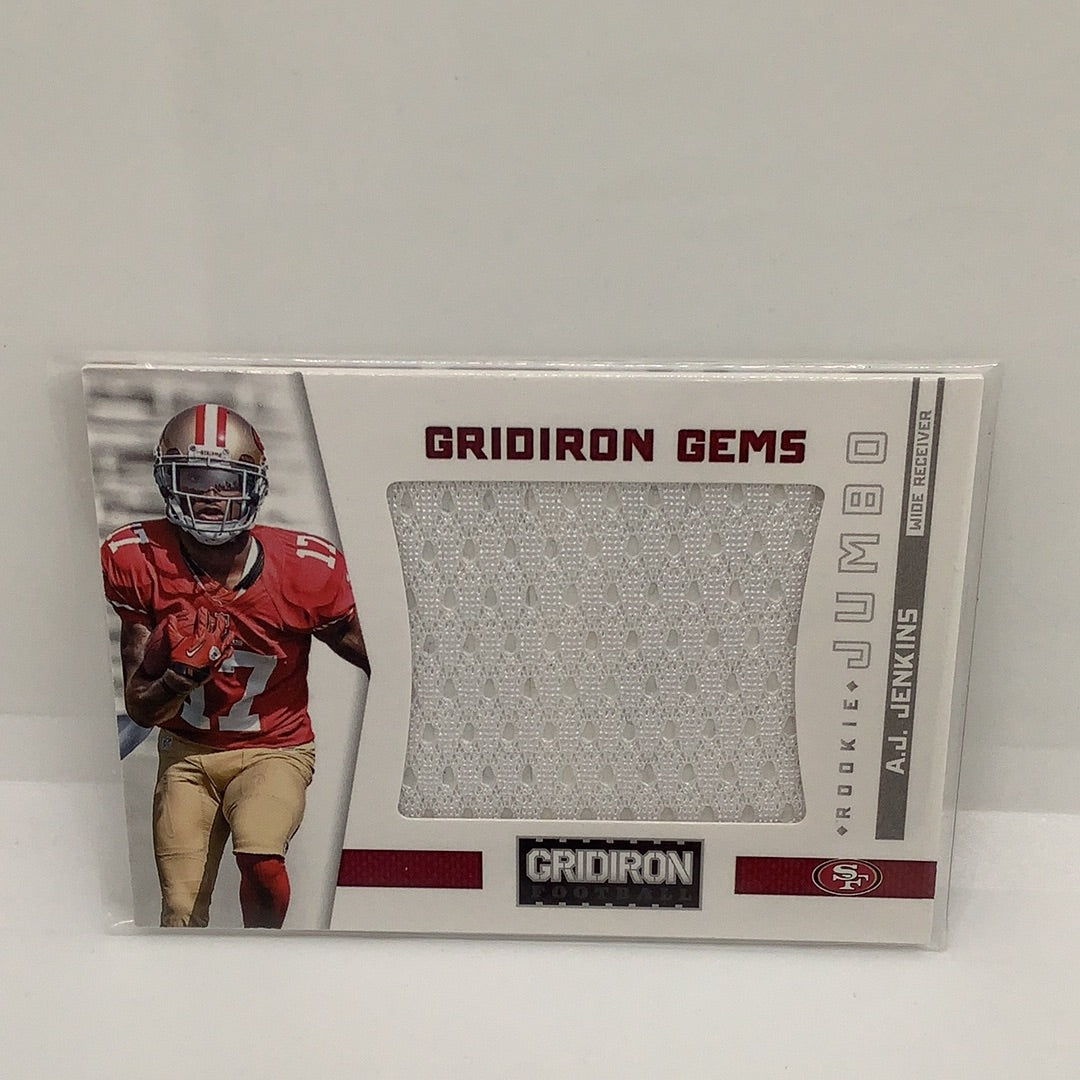 A.J Jenkins 2012 Gridiron Gems Jsy Rc /99