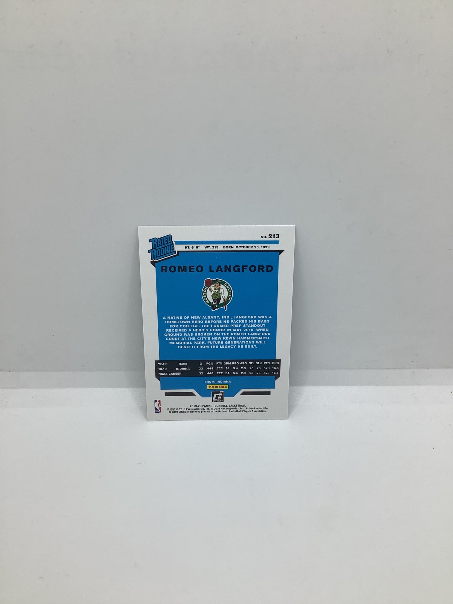 2019-20 Donruss Romeo Langford RC