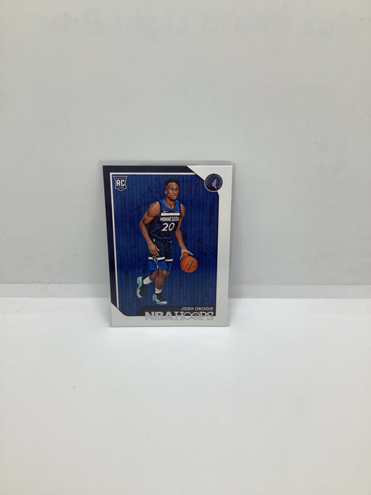 2018-19 Hoops Josh Okogie RC Blue