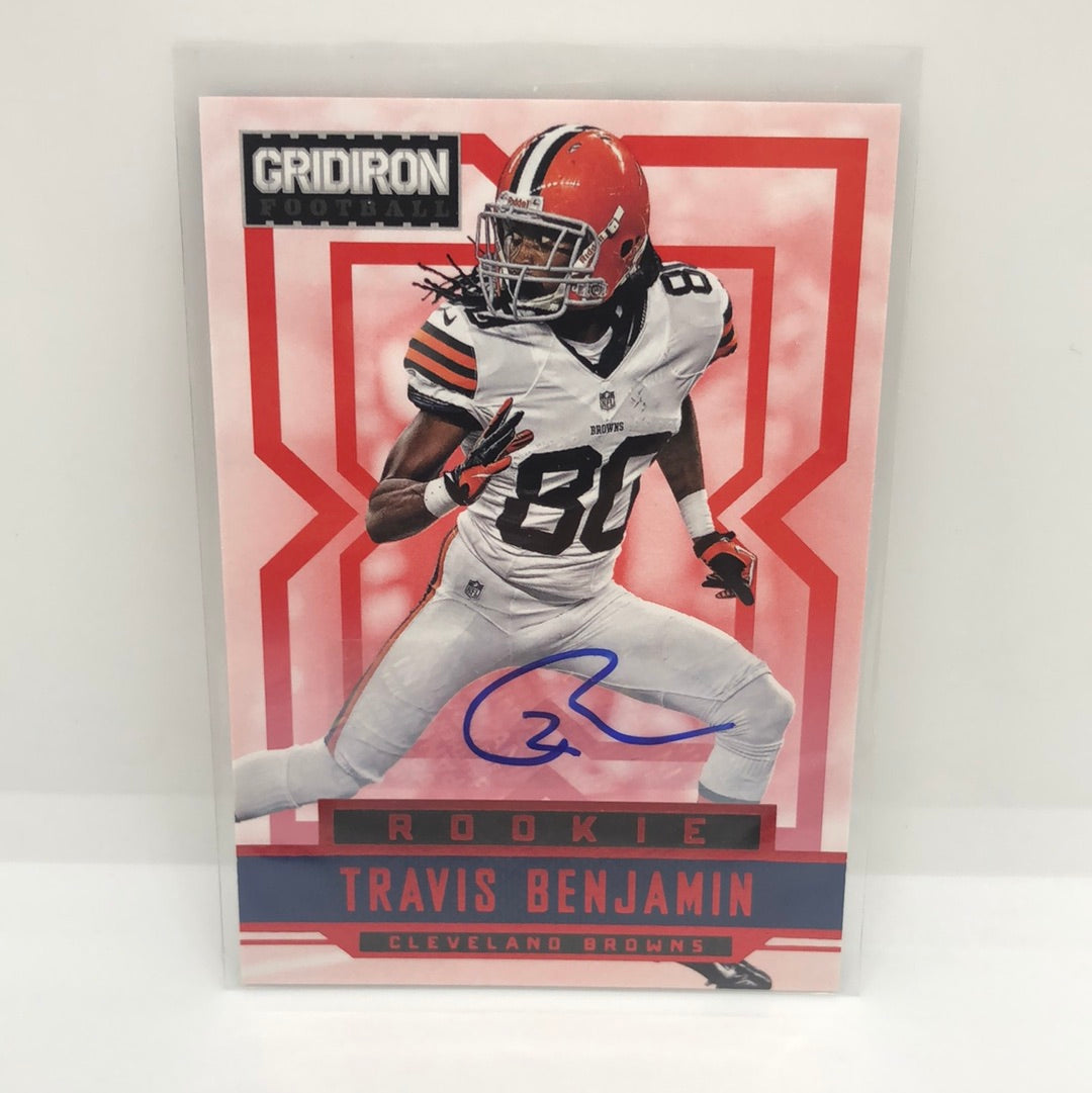Travis Benjamin 2012 Gridiron RC Auto /499