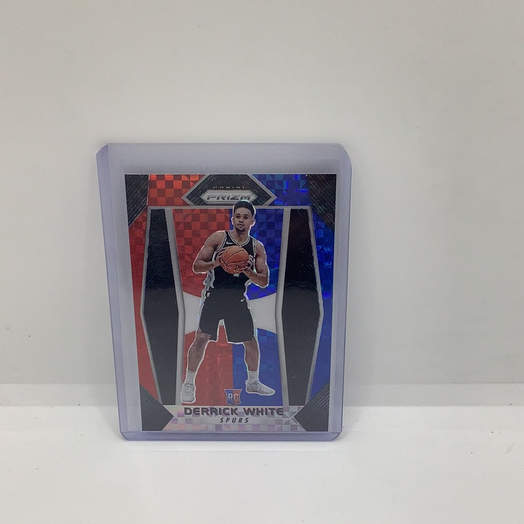 2017-18 Prizm Derrick White RC Red Blue
