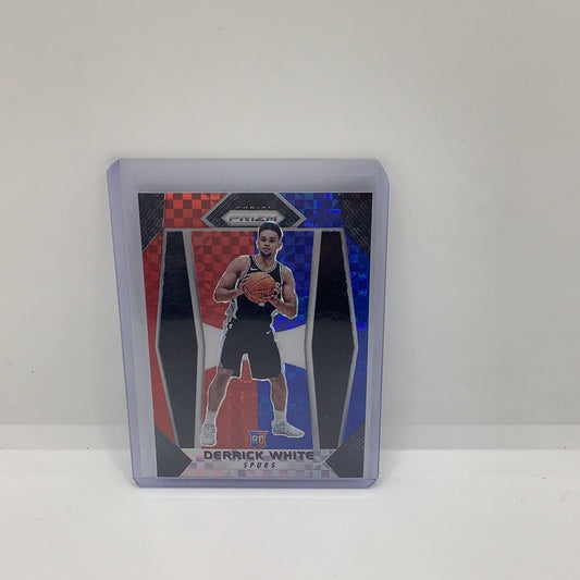 2017-18 Prizm Derrick White RC Red Blue