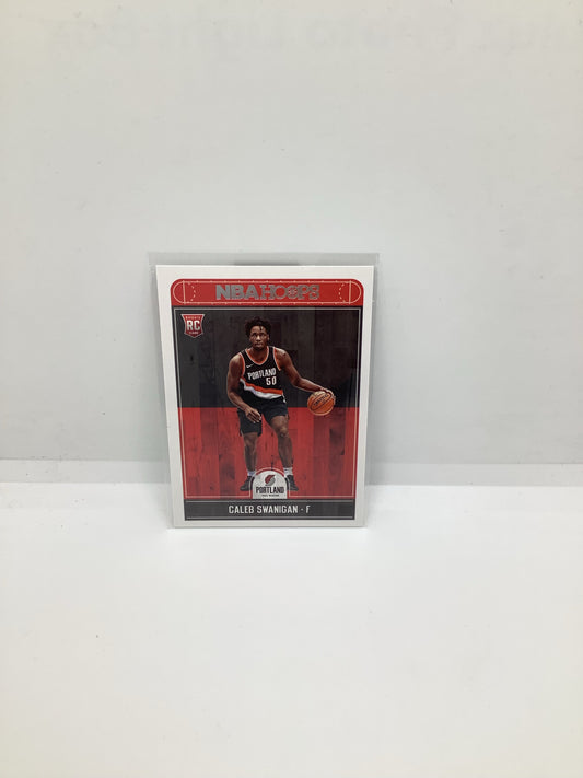 2017-18 Hoops Caleb Swanigan RC Red