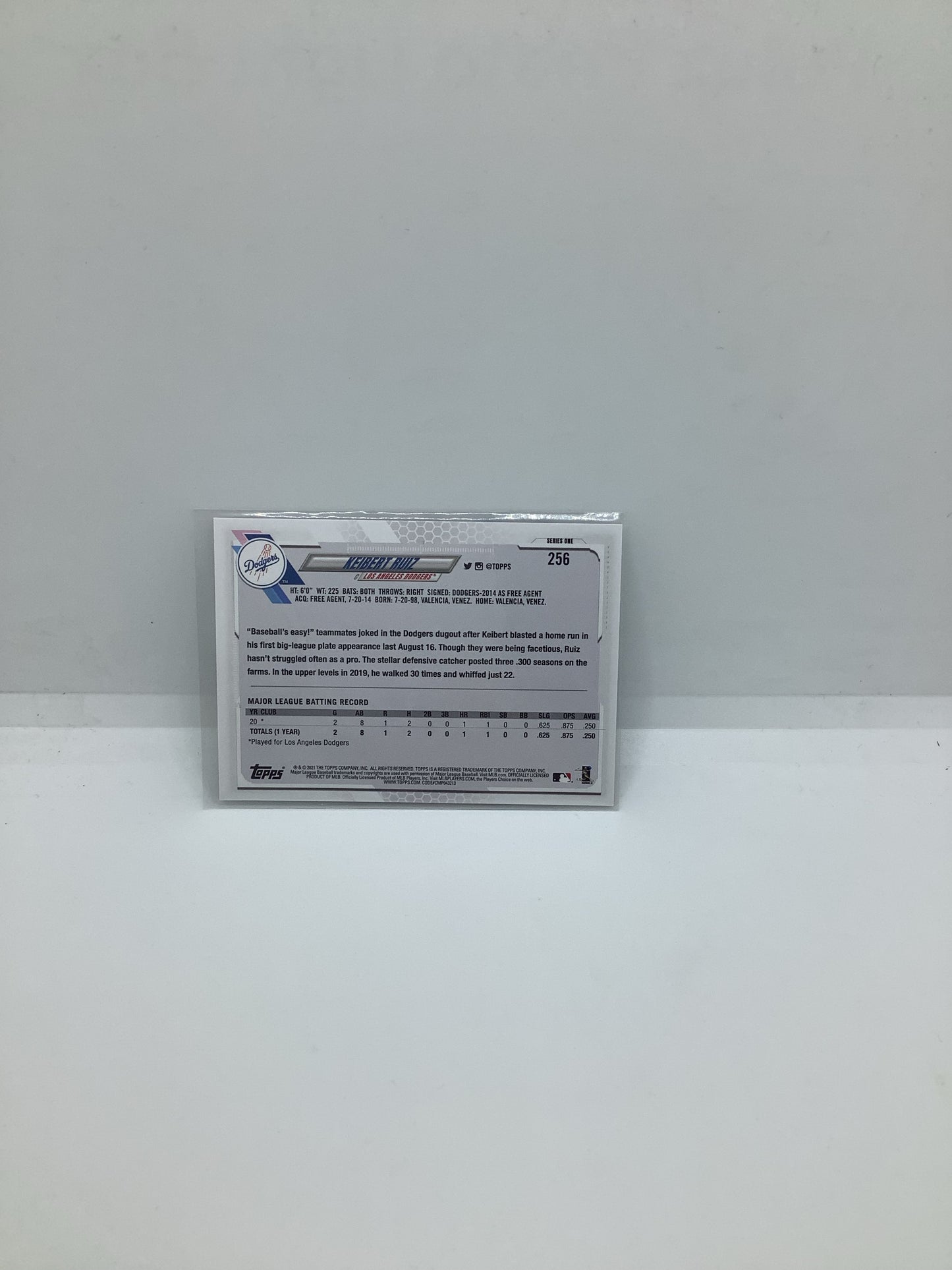 2021 Topps Keibert Ruiz RC
