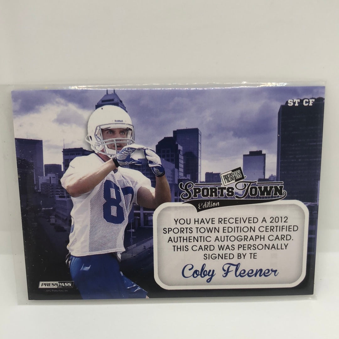 Cobt Fleener 2012 Press Pass Auto /99