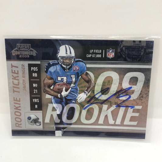 Javon Ringer 2009 Contenders Rc Auto