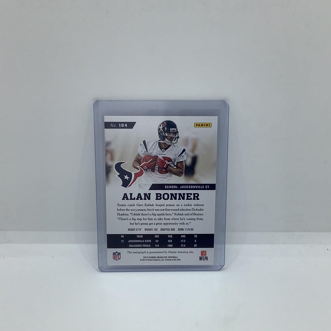 2013 Panini Absolute Auto Alan Bonner