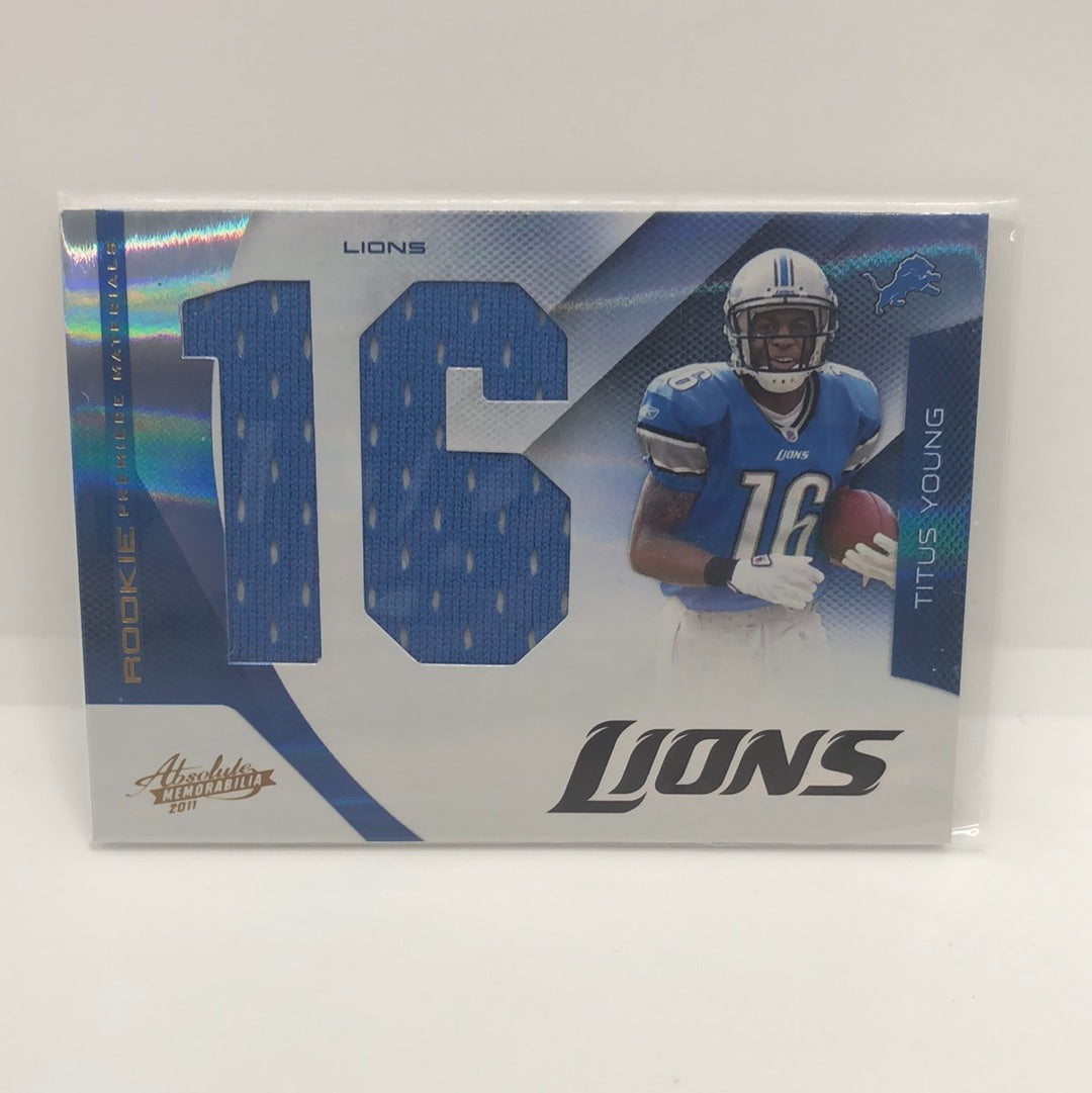 Titus Young 2011 Absolute RPM Jumbo Jsy /50