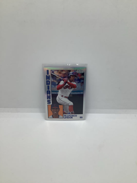 2019 Topps Chrome Refractor Francisco Lindor