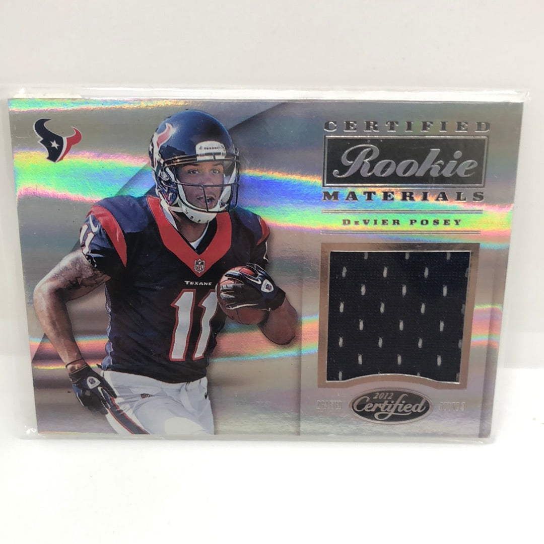 DeVier Posey 2012 Certified RC Jsy /299