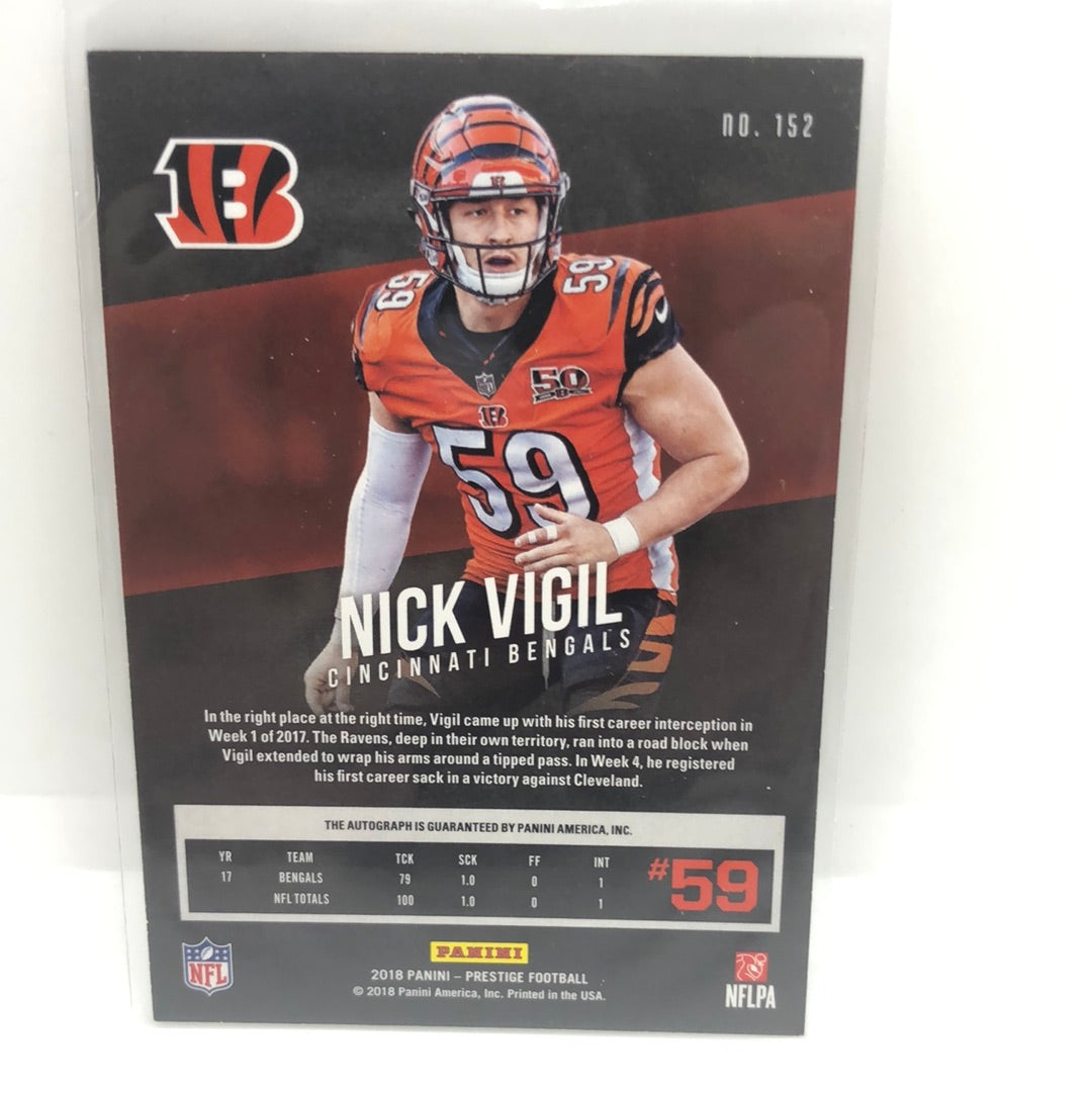 Nick Vigil 2018 Prestige Auto