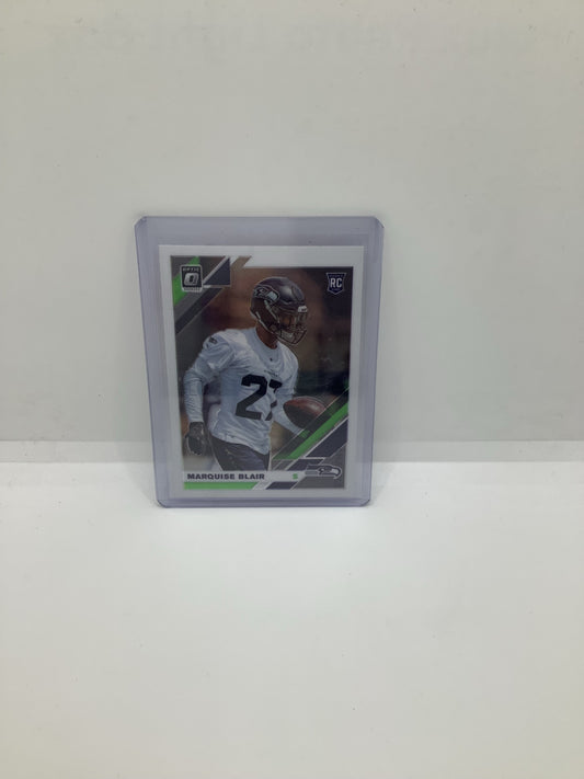 2019 Donruss Optic Marquise Blair RC Green Blue