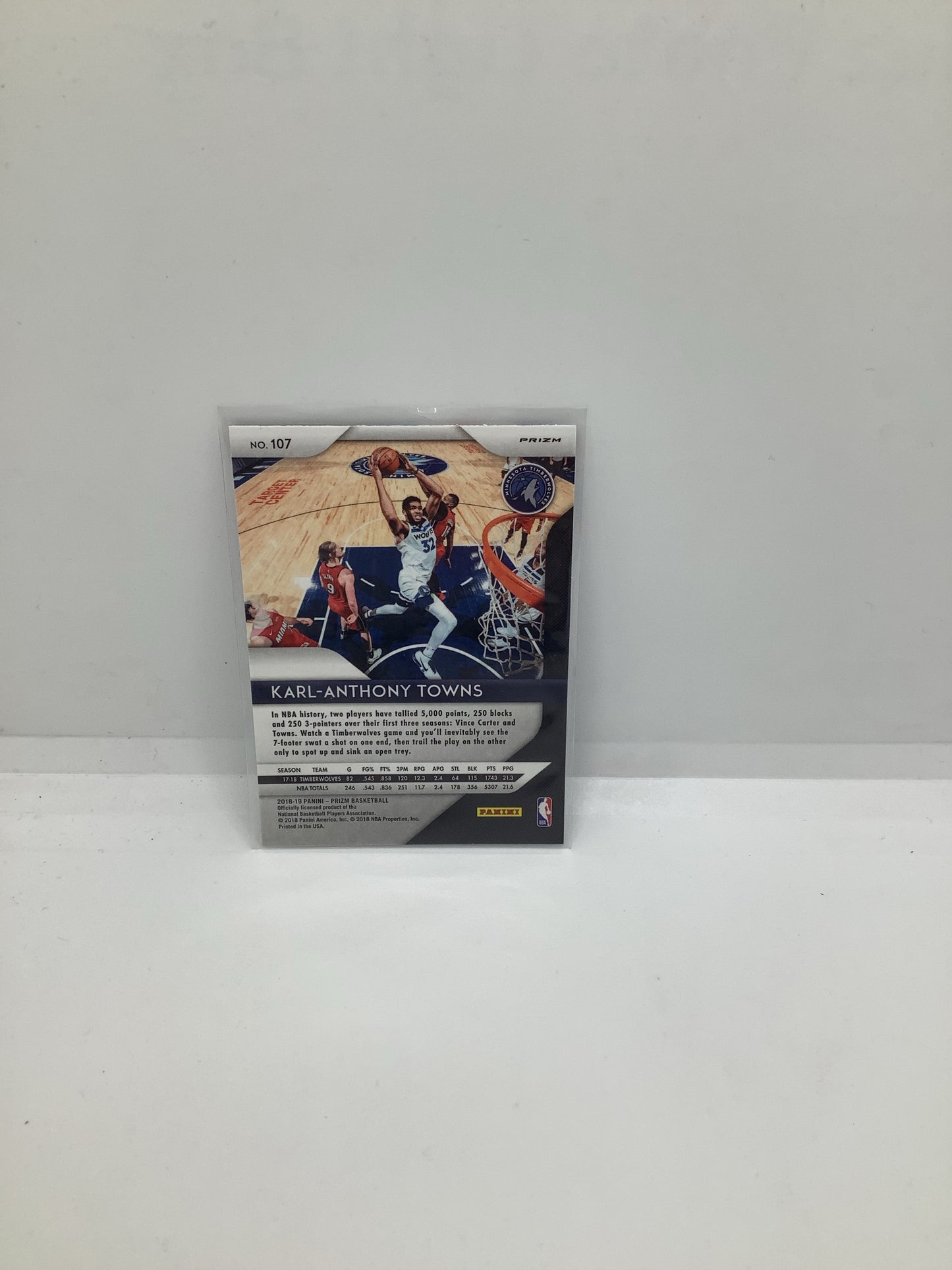 2018-19 Prizm Karl-Anthony Towns RWB Holo