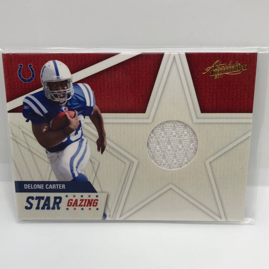 Delone Carter 2011 Absolute Star Gazing Jsy