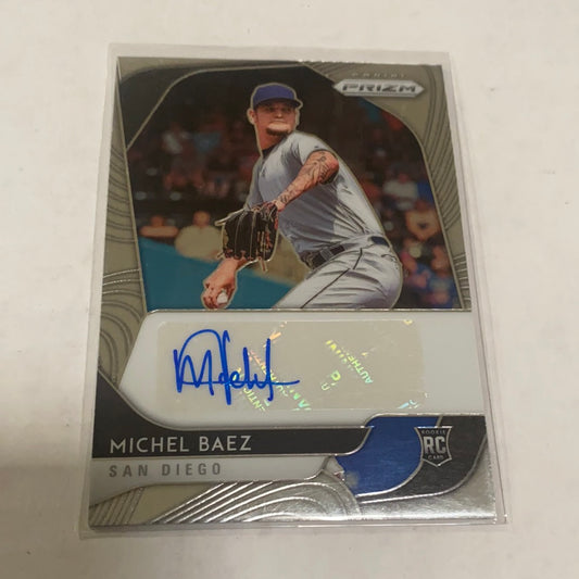 2020 PANINI PRIZM MICHAEL BAEZ ROOKIE AUTO Padres