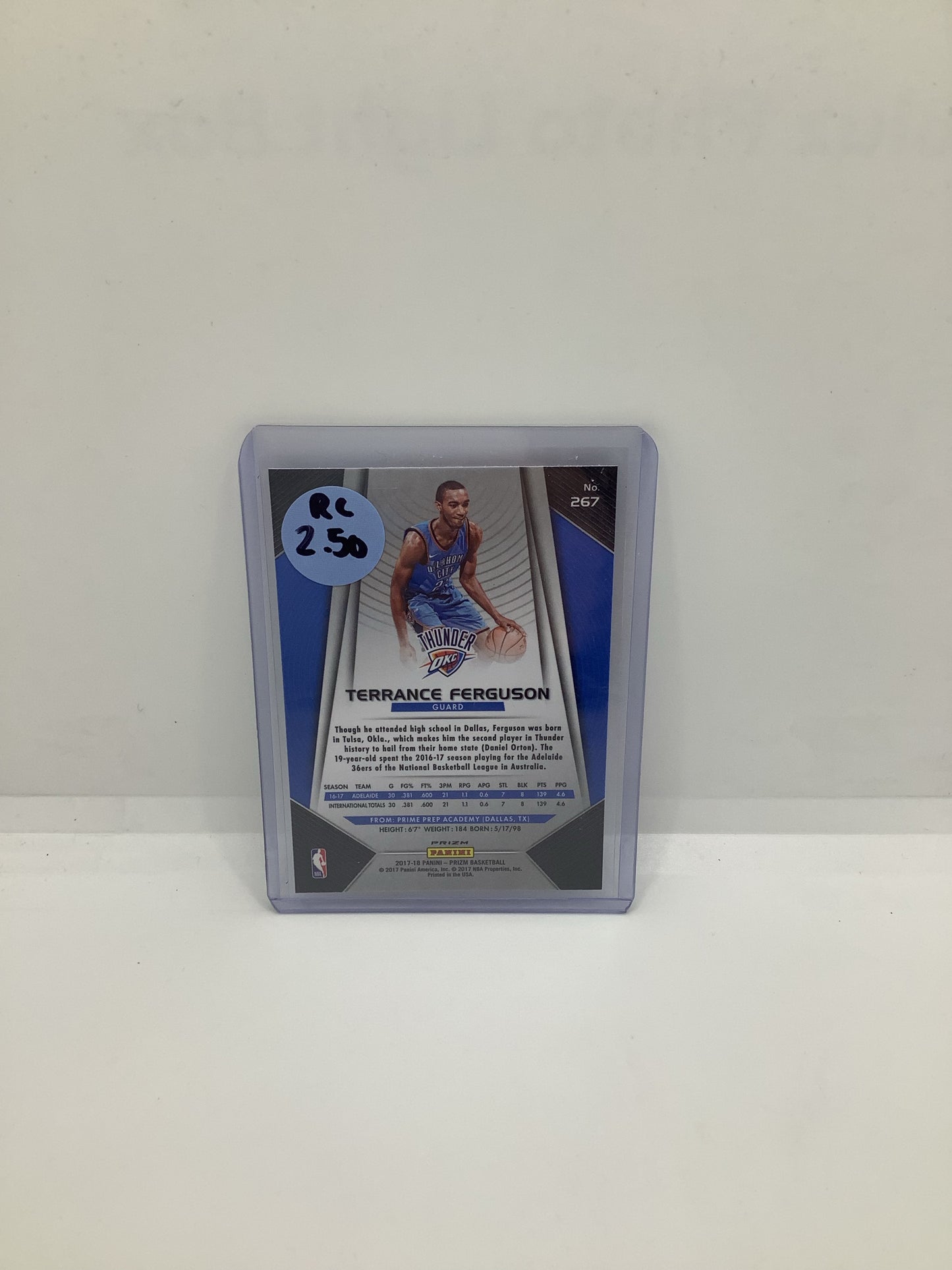 2017-18 Prizm Terrance Ferguson RC RB