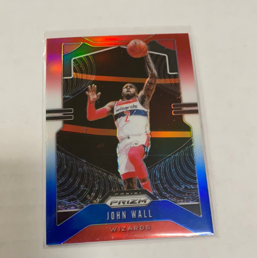 John Wall  2019 Panini Prizm Red White Blue