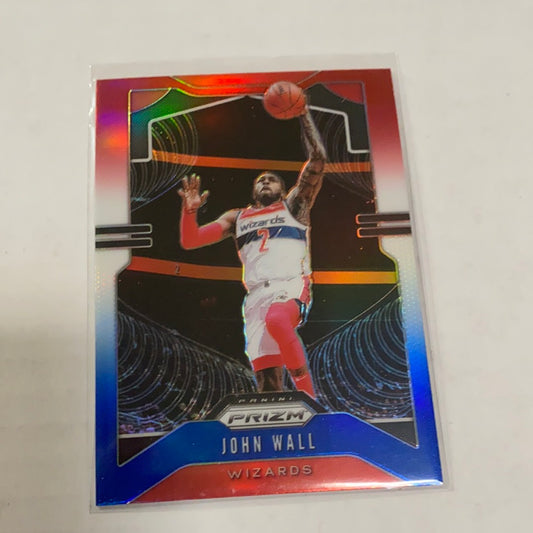 John Wall  2019 Panini Prizm Red White Blue
