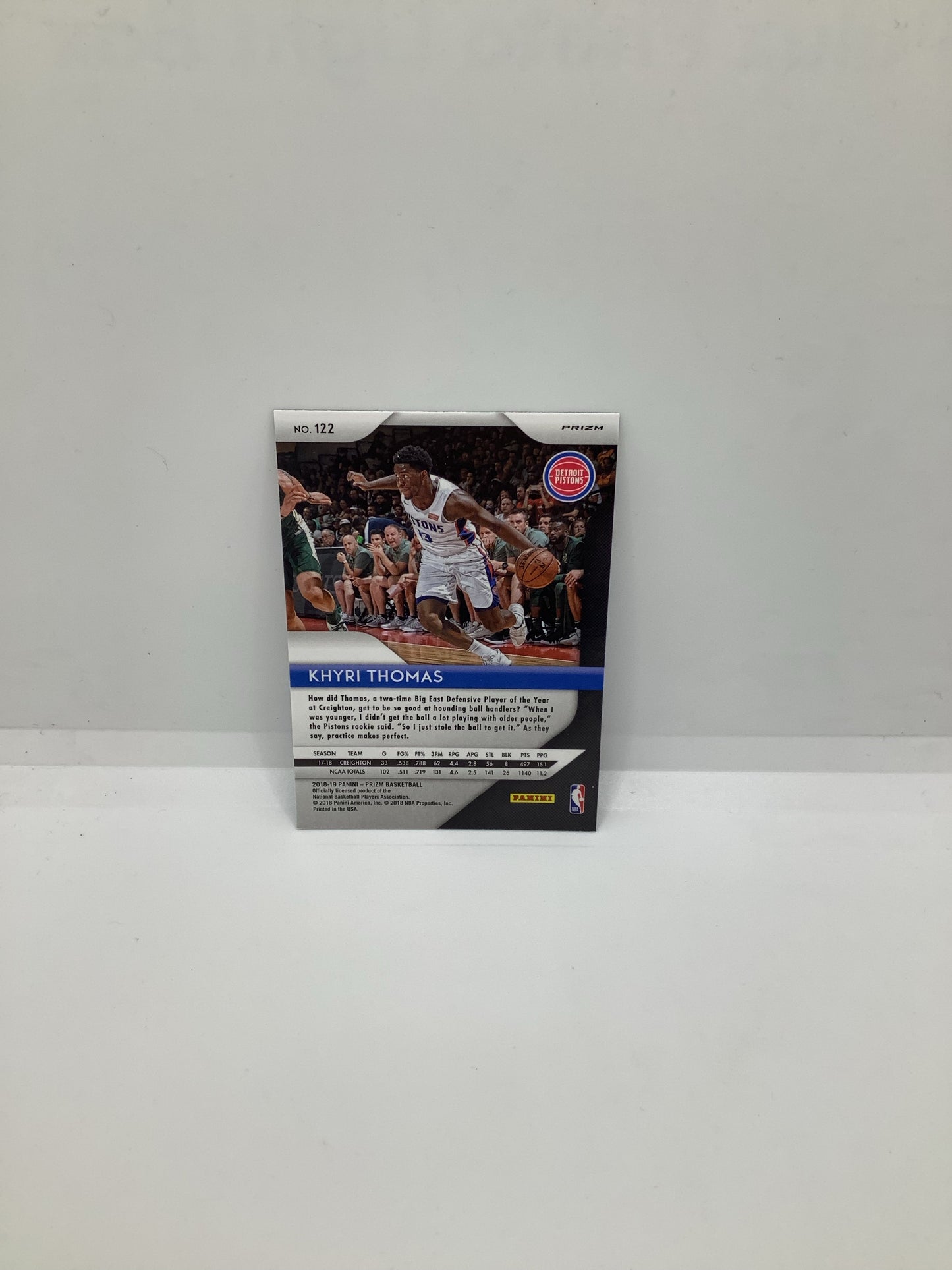 2018-19 Prizm Khyri Thomas RC RWB Holo