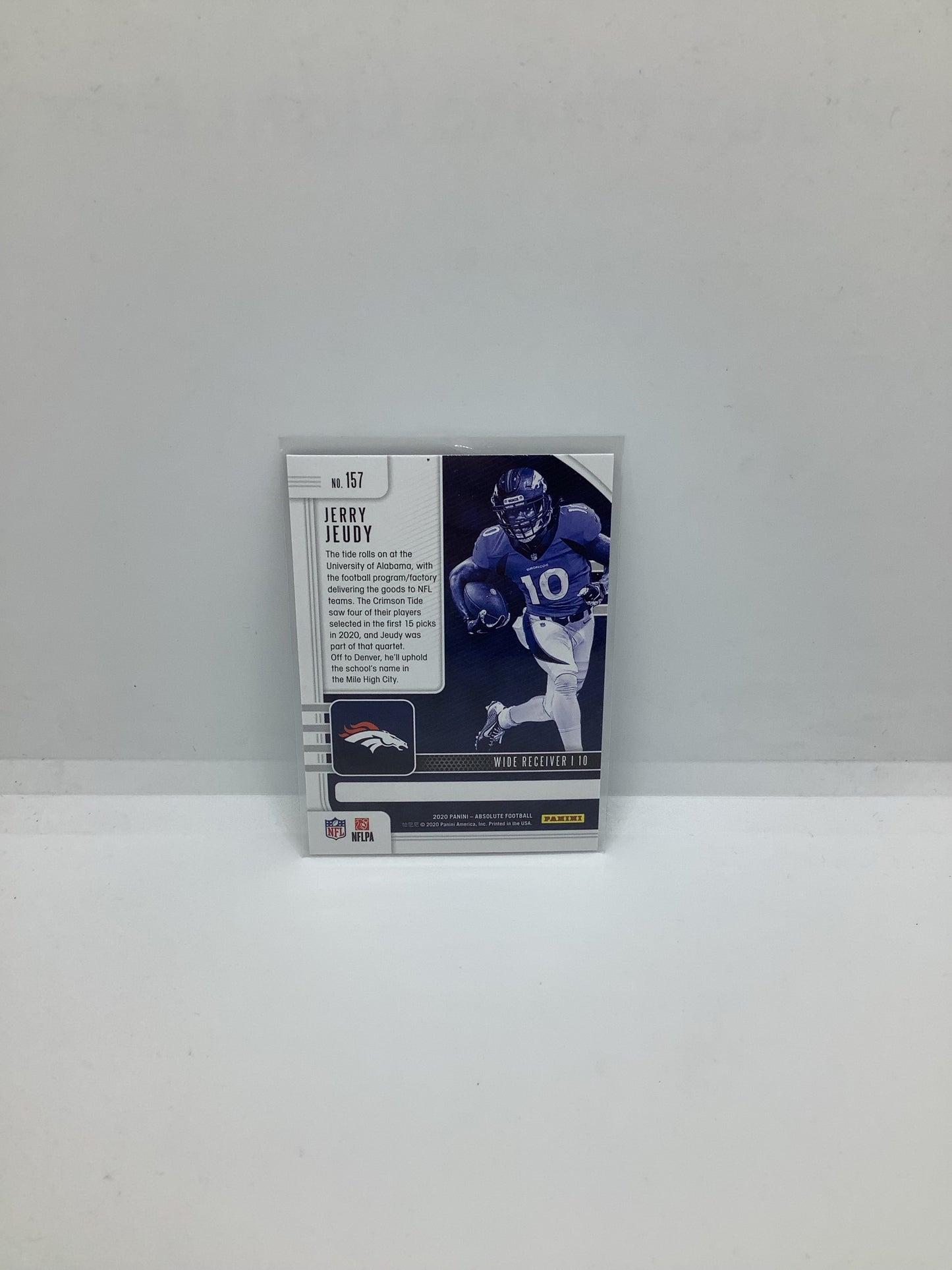 2020 Absolute Jerry Jeudy RC Blue