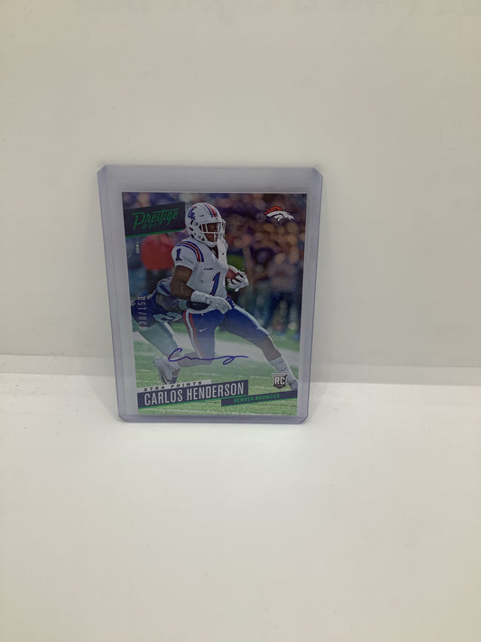 2017 Prestige Carlos Henderson RC Auto