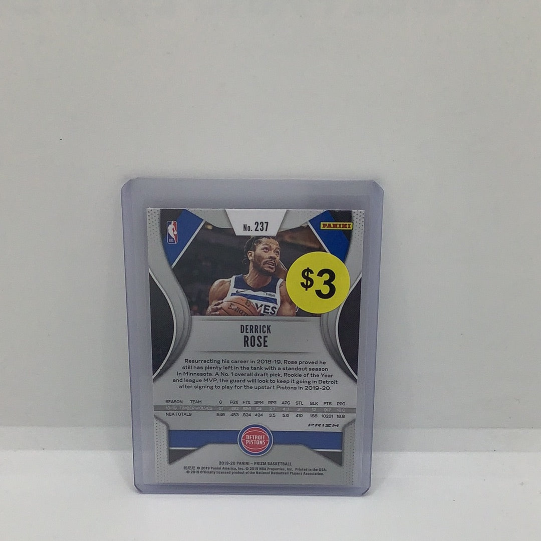 2019-20 Prizm Derrick Rose Purple