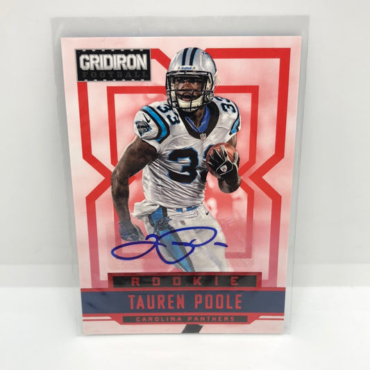 Tauren Poole 2012 Gridiron Rc Auto /499