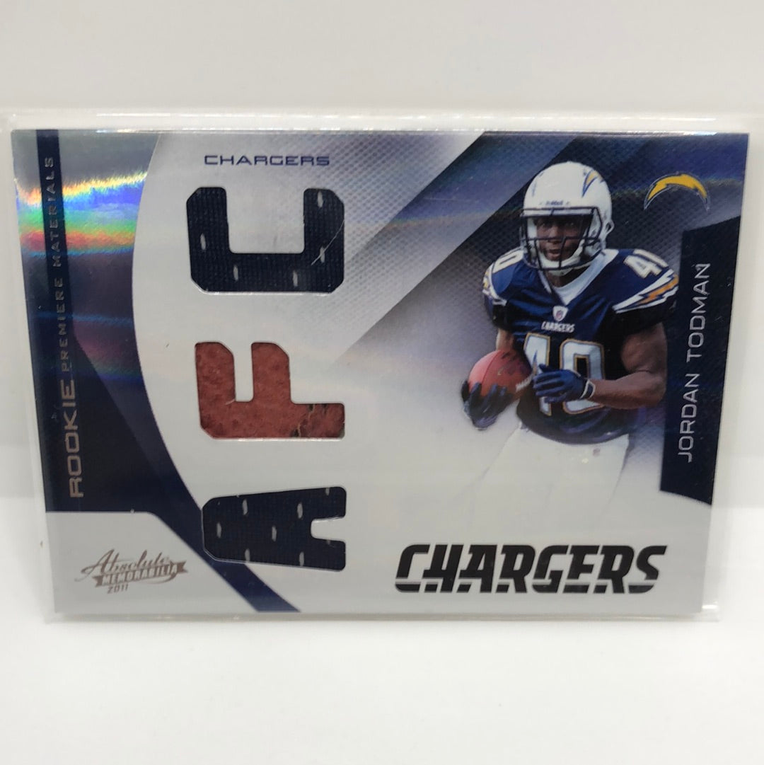 Jordan Todman 2011 Absolute RPM Jsy /99
