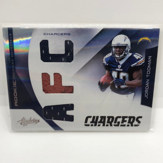 Jordan Todman 2011 Absolute RPM Jsy /99