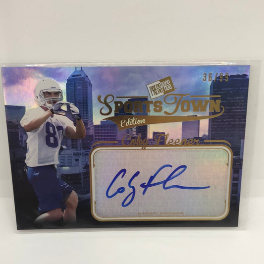 Cobt Fleener 2012 Press Pass Auto /99