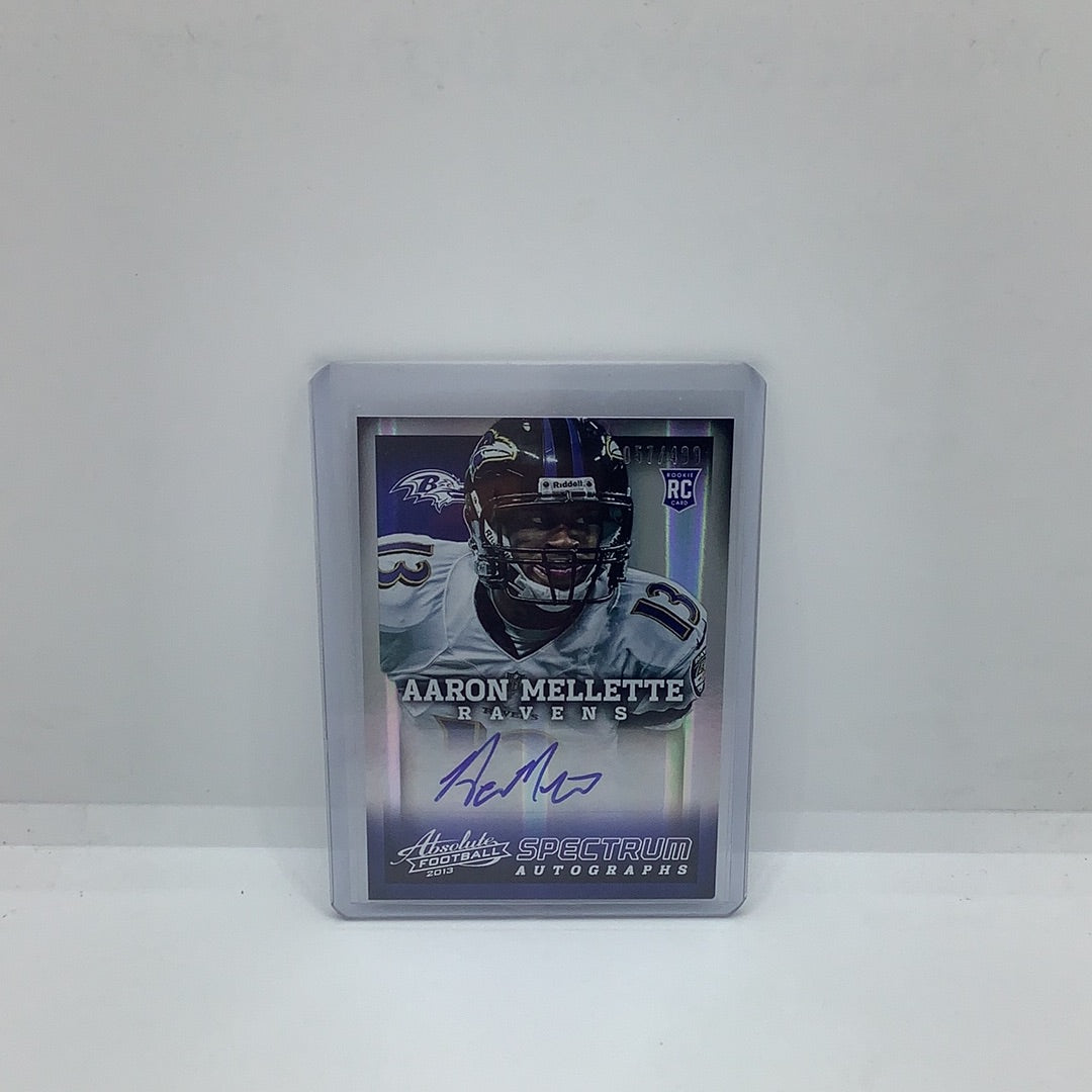 2013 Panini Absolute Auto Aaron Mellette