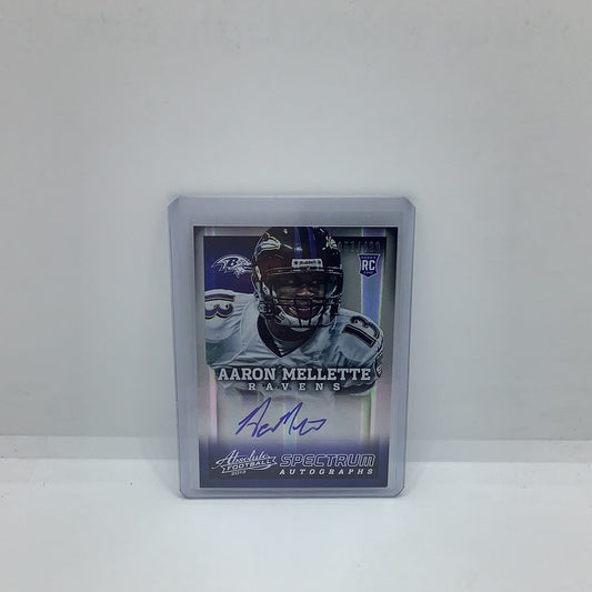 2013 Panini Absolute Auto Aaron Mellette