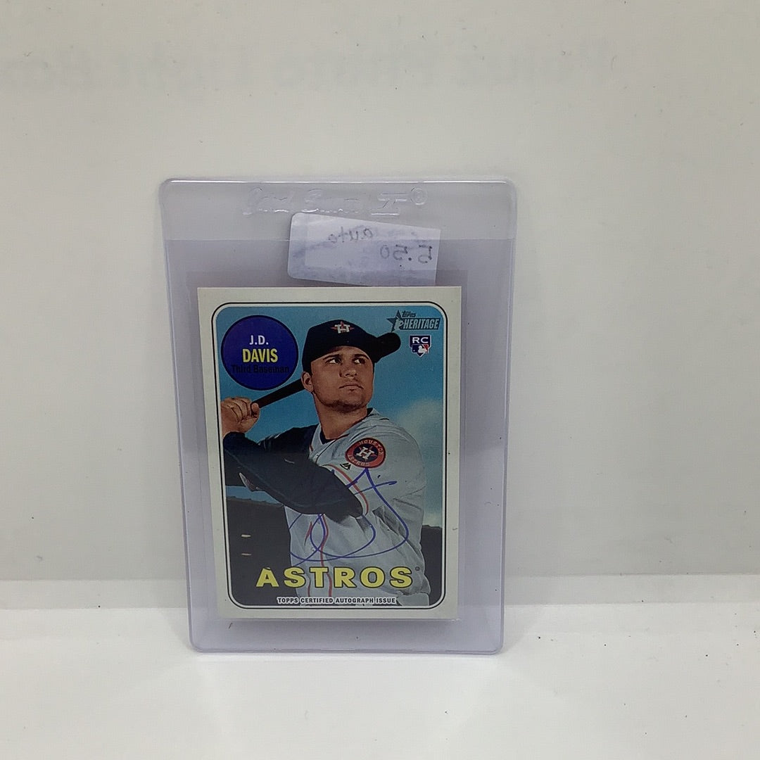2018 Topps J.D. Davis Auto