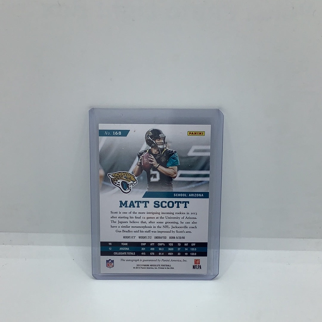 2013 Panini Absolute Auto Matt Scott