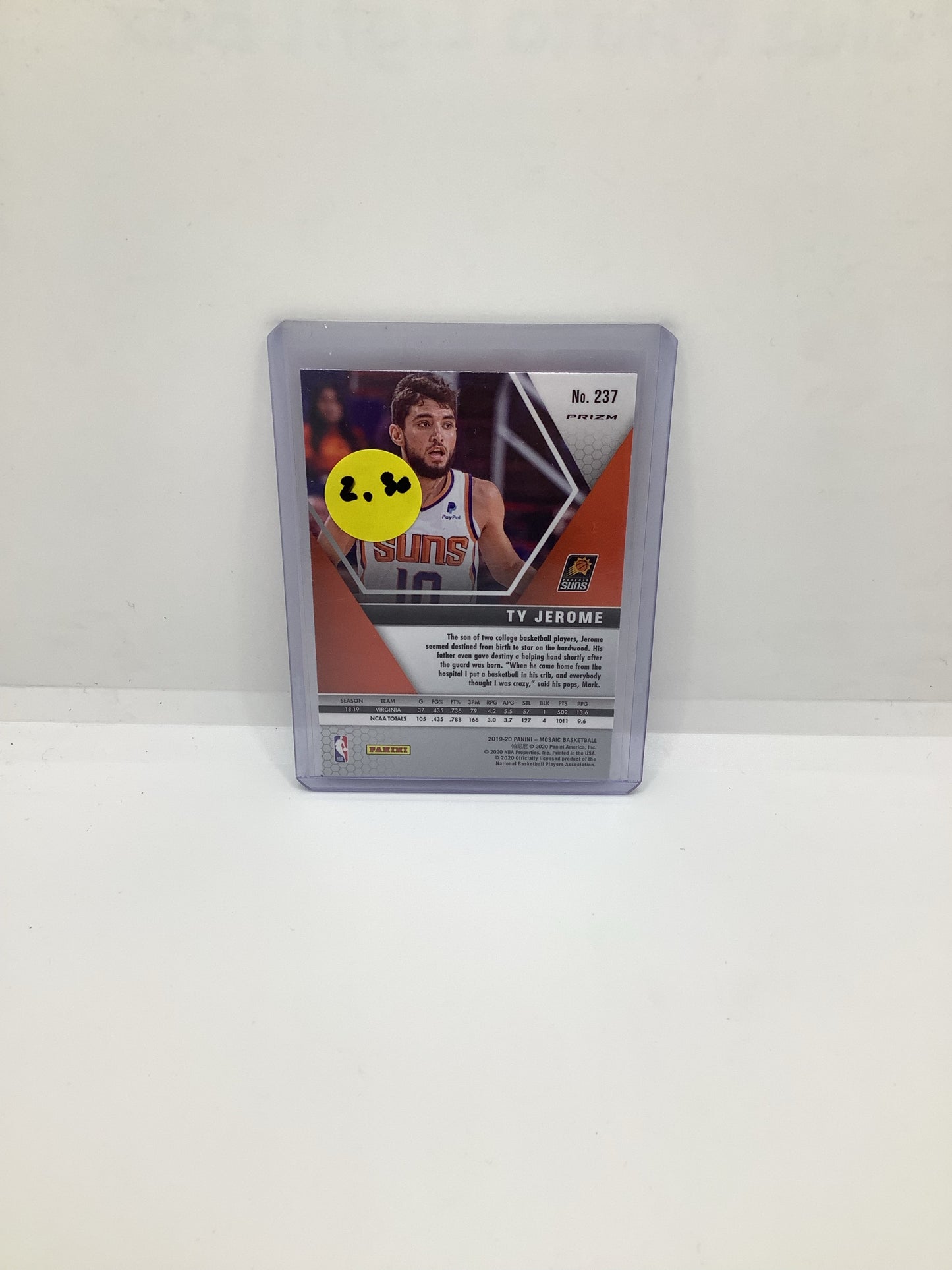 2019-20 Mosaic Ty Jerome Pink Orange Holo