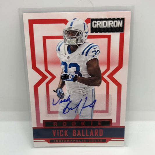Vick Ballard 2012 Gridiron Rc Auto /99