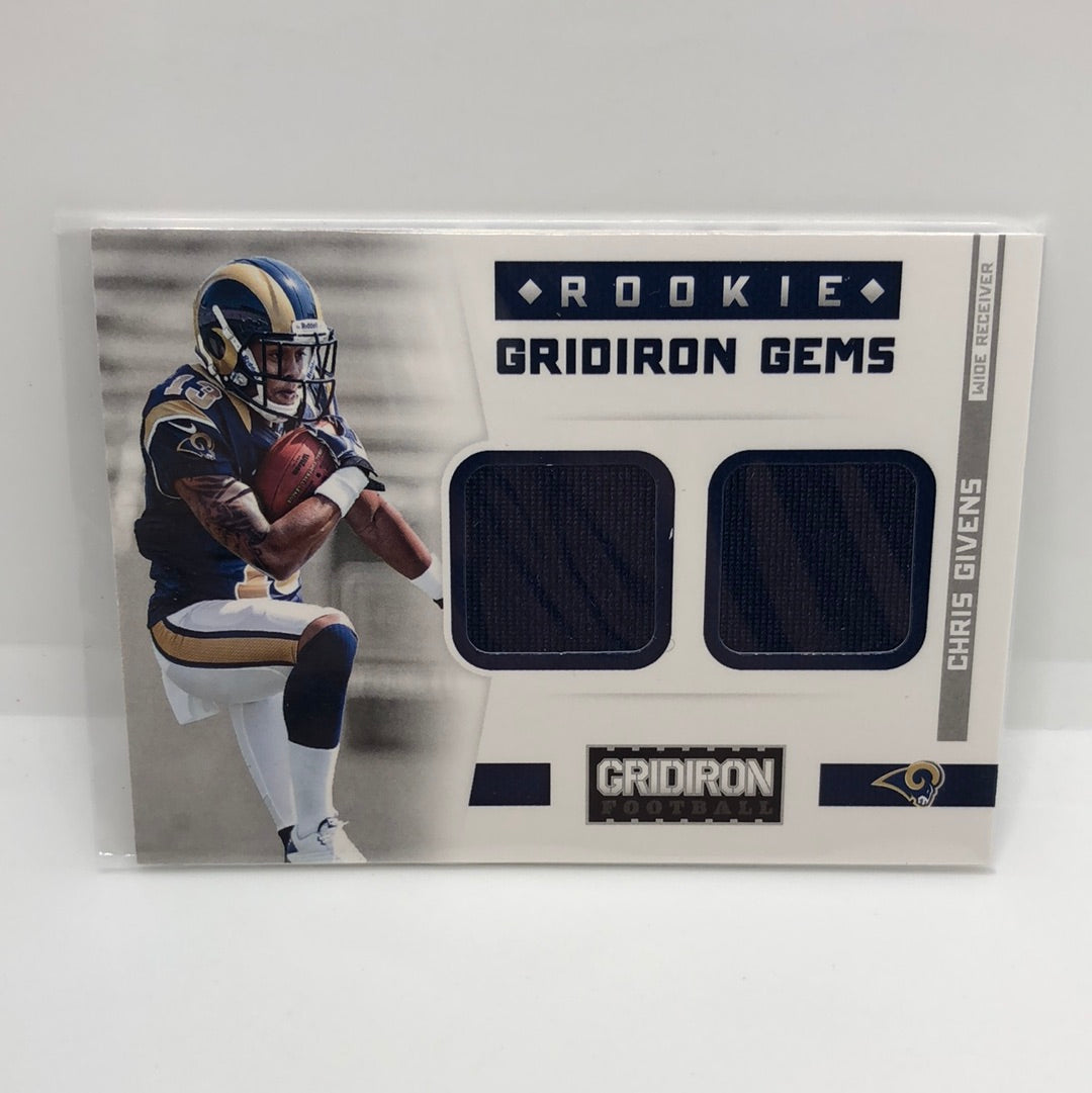 Chris Givens 2012 Gridiron Gems Jsy /249